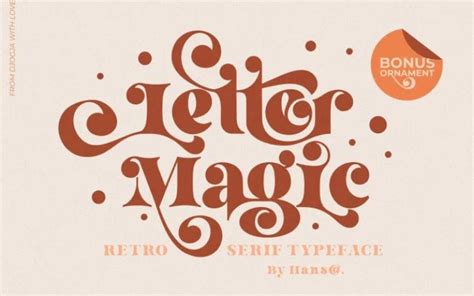 The Influence of Letter Magic Font in Graphic Design